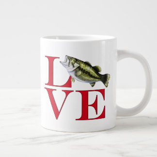 I Kärlek Bass Jumbo Mugg