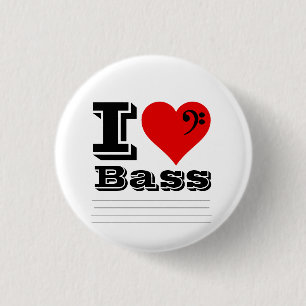 I Kärlek Bass Knapp