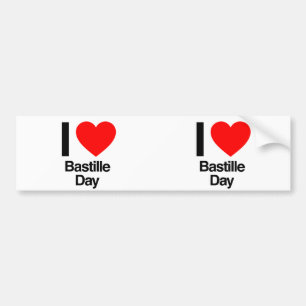 i kärlek bastillernas dag bildekal