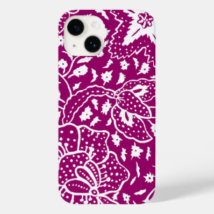 I kärlek Batik iphone case
