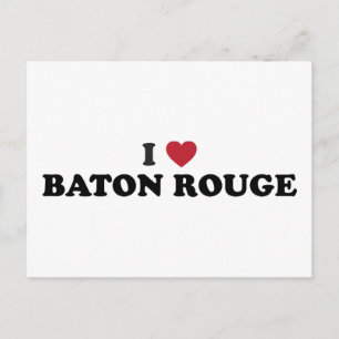 I Kärlek Baton Rouge Louisiana Vykort