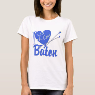 I Kärlek Baton T-shirt
