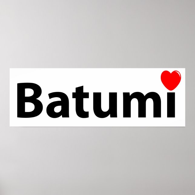 I kärlek Batumi Poster (Framsidan)
