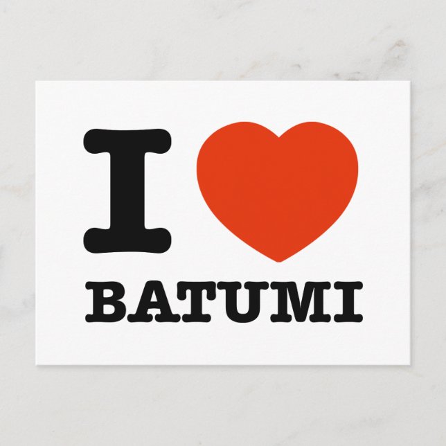 I Kärlek Batumi Vykort (Framsida)