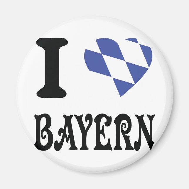 I kärlek bayern magnet (Framsidan)