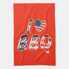 I Kärlek BBQ, American Patriotic Kökshandduk