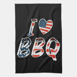 I Kärlek BBQ, American Patriotic Kökshandduk