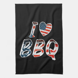 I Kärlek BBQ, American Patriotic Kökshandduk