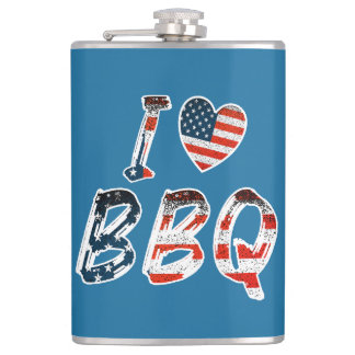 I kärlek BBQ, amerikansk patriotisk Fickplunta
