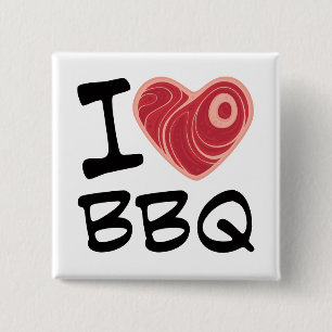 I KÄRLEK BBQ KNAPP