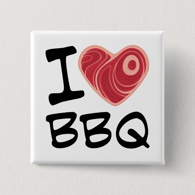 I KÄRLEK BBQ KNAPP (Framsida)