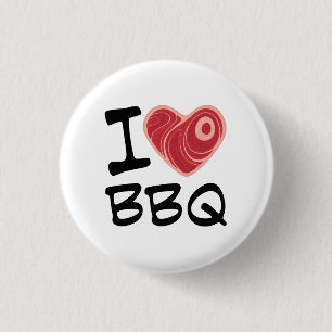I KÄRLEK BBQ KNAPP