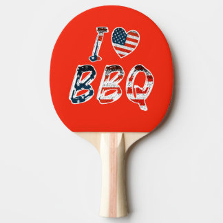 I KÄRLEK BBQ PINGISRACKET