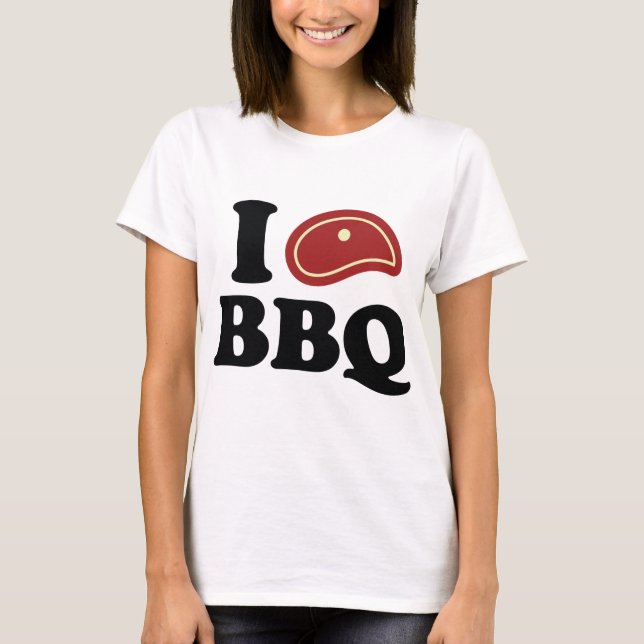 I KÄRLEK BBQ T SHIRT (Framsida)
