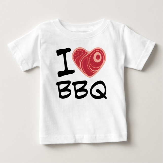 I KÄRLEK BBQ T SHIRT (Framsida)