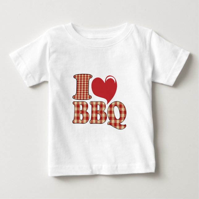 I KÄRLEK BBQ TEE SHIRT (Framsida)