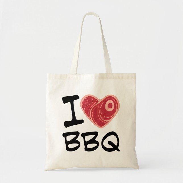I KÄRLEK BBQ TYGKASSE (Framsidan)