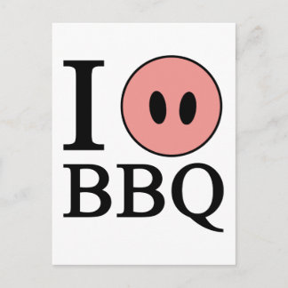 I Kärlek BBQ Vykort