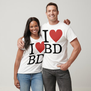 I ❤️ Kärlek BD (för anställda vid avdelningen för T Shirt