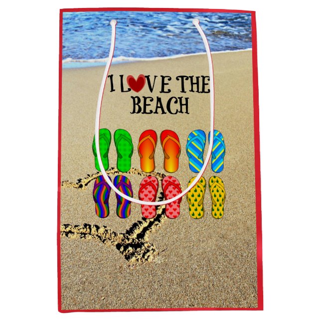 I Kärlek, Beach, Flinflip flops i Sand (Framsidan)