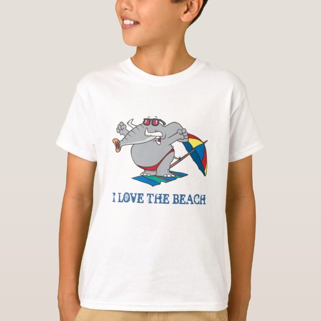 I KÄRLEK BEACH T-SHIRT (Framsida)