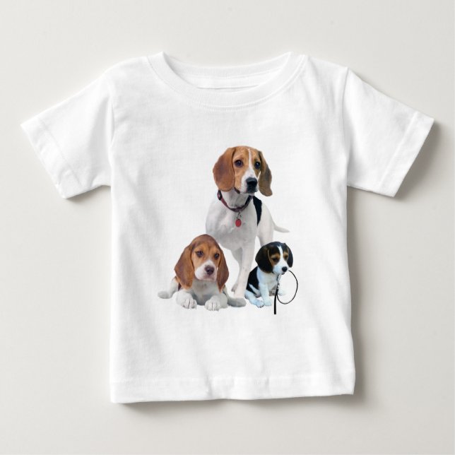 I Kärlek Beagles T-shirt (Framsida)
