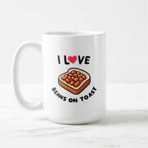 I Kärlek Beans på Toast Kaffemugg