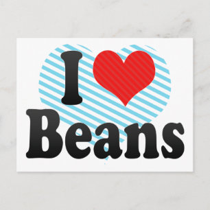 I Kärlek Beans Vykort