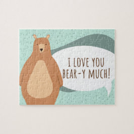 I Kärlek Bear-y Much Valentines pussel