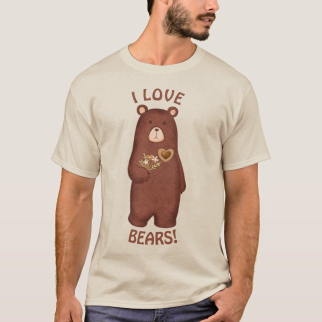 I KÄRLEK BEARS! T-Shirt (Framsida)