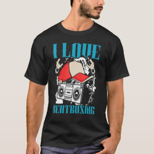 I Kärlek Beatboxing Beatboxer I Beat Maker i Beat  T Shirt