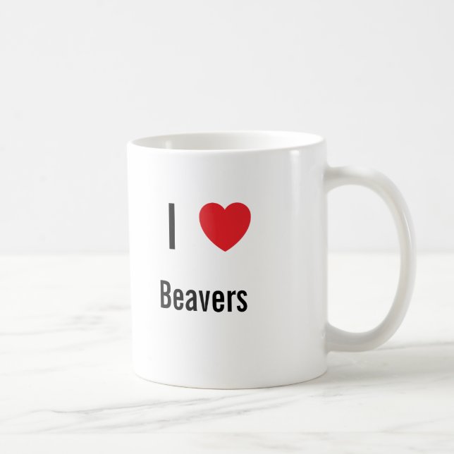 I kärlek Beavers Kaffemugg (Höger)