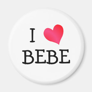I Kärlek Bebe Magnet