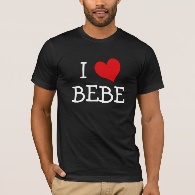 I Kärlek Bebe T-shirt (Framsida)