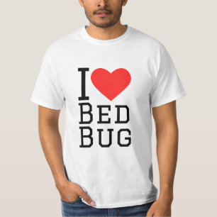 I kärlek bed kryp t shirt