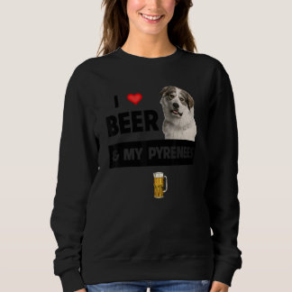 I Kärlek Beer och min Underbara Pyrenéerna Mamma P T Shirt