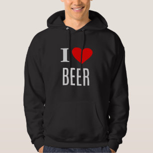 I Kärlek Beer - Öl Hoodie