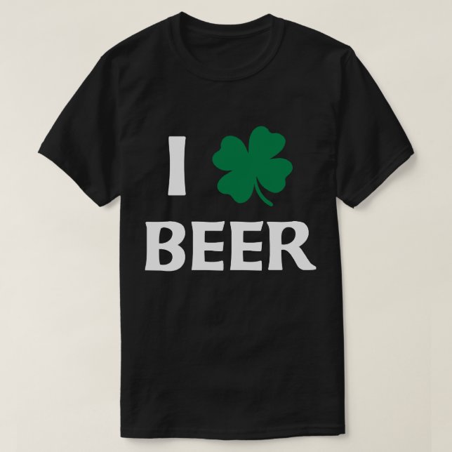 I Kärlek Beer Shirt T-shirt (Design framsida)
