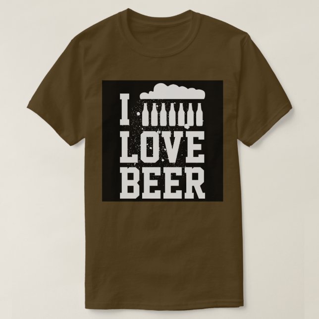 I Kärlek Beer T Shirt (Design framsida)