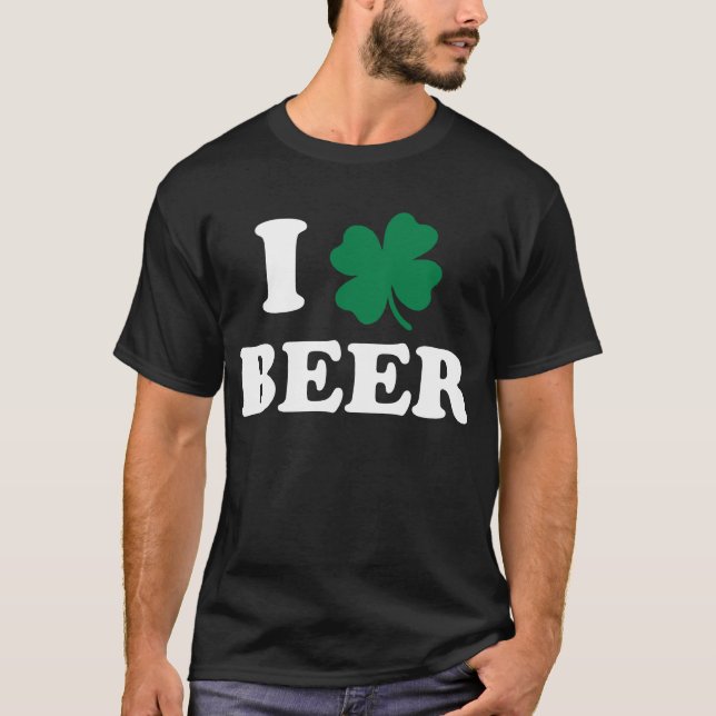 I Kärlek Beer T-Shirt (Framsida)
