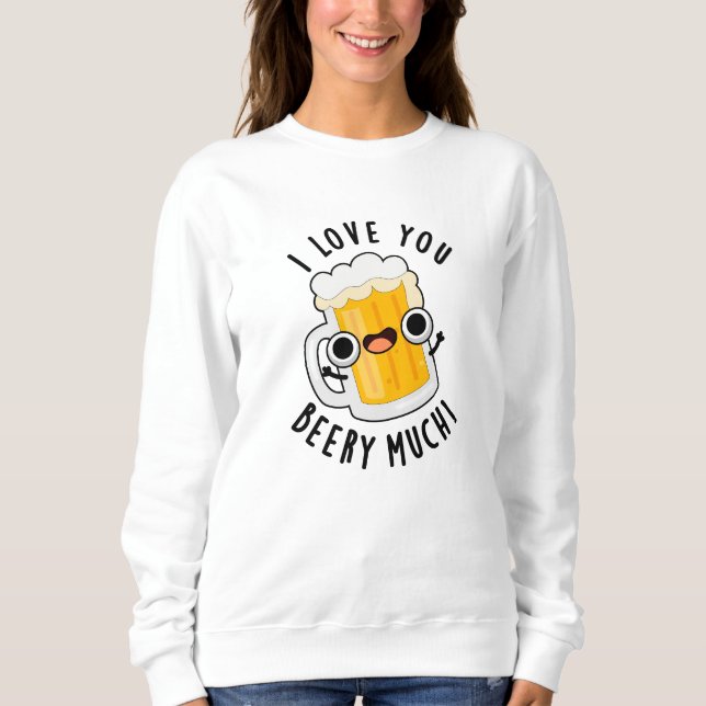 I Kärlek Beery Beery Münyj Drink Pun T Shirt (Framsida)
