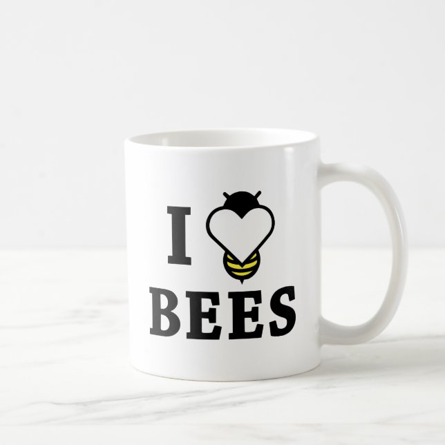 I Kärlek Bees Kaffemugg (Höger)