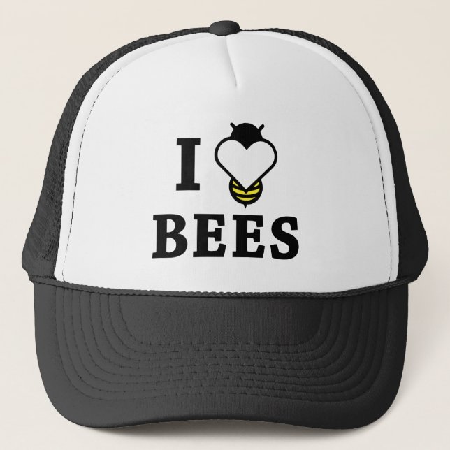 I Kärlek Bees Keps (Framsida)