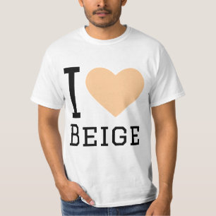 I kärlek beige t shirt