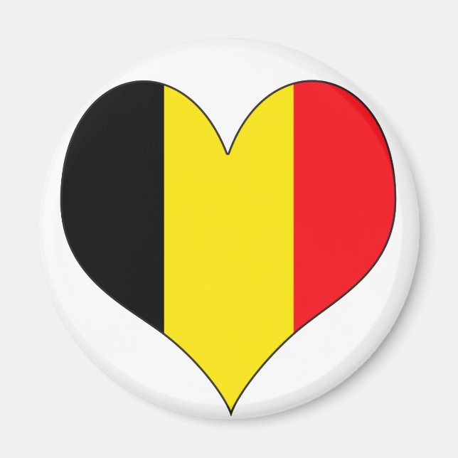 I Kärlek Belgien Magnet (Framsidan)