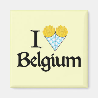 I Kärlek Belgien Magnet