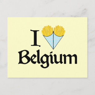 I Kärlek Belgien Vykort