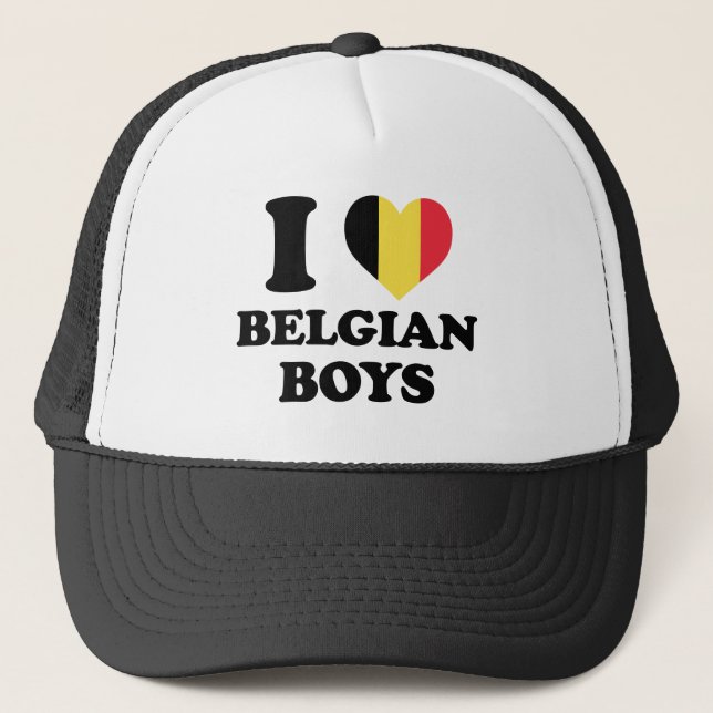 I kärlek belgisk Boys Keps (Framsida)