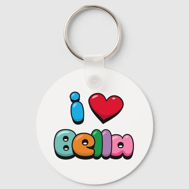 I Kärlek Bella Nyckelring (Framsida)