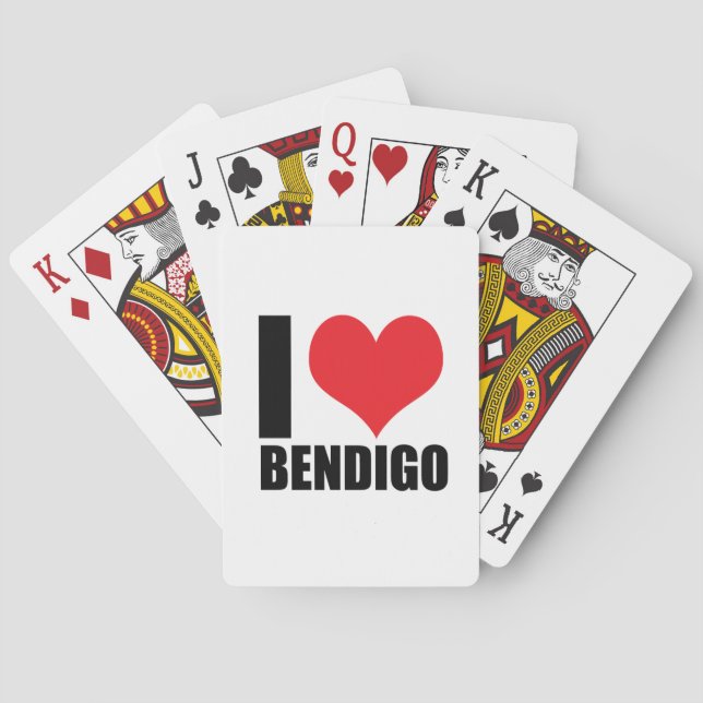 I kärlek Bendigo Casinokort (Baksidan)